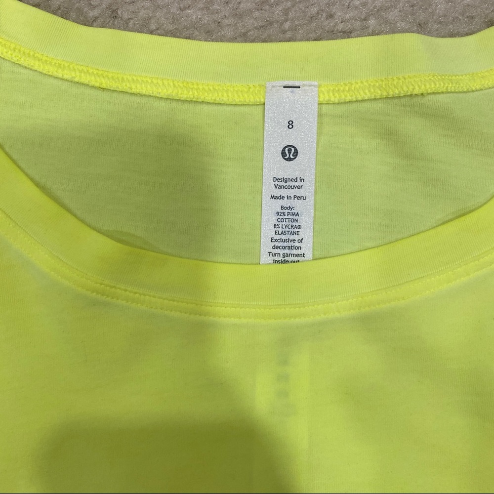 Lululemon Cates Tee Fade New with Tags 8 - Picture 5 of 5